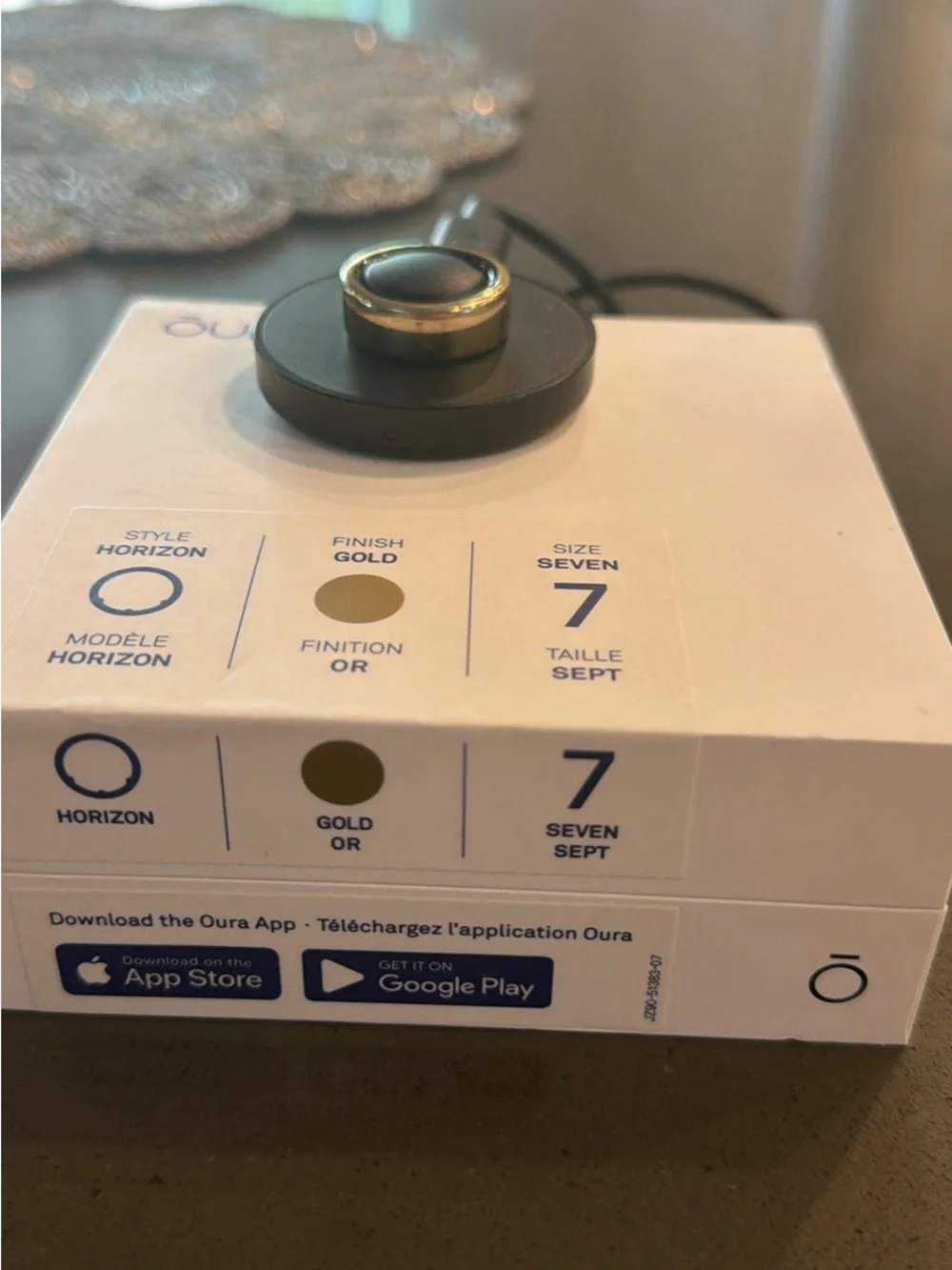 Oura Ring Horizon in Gold  Gen3
